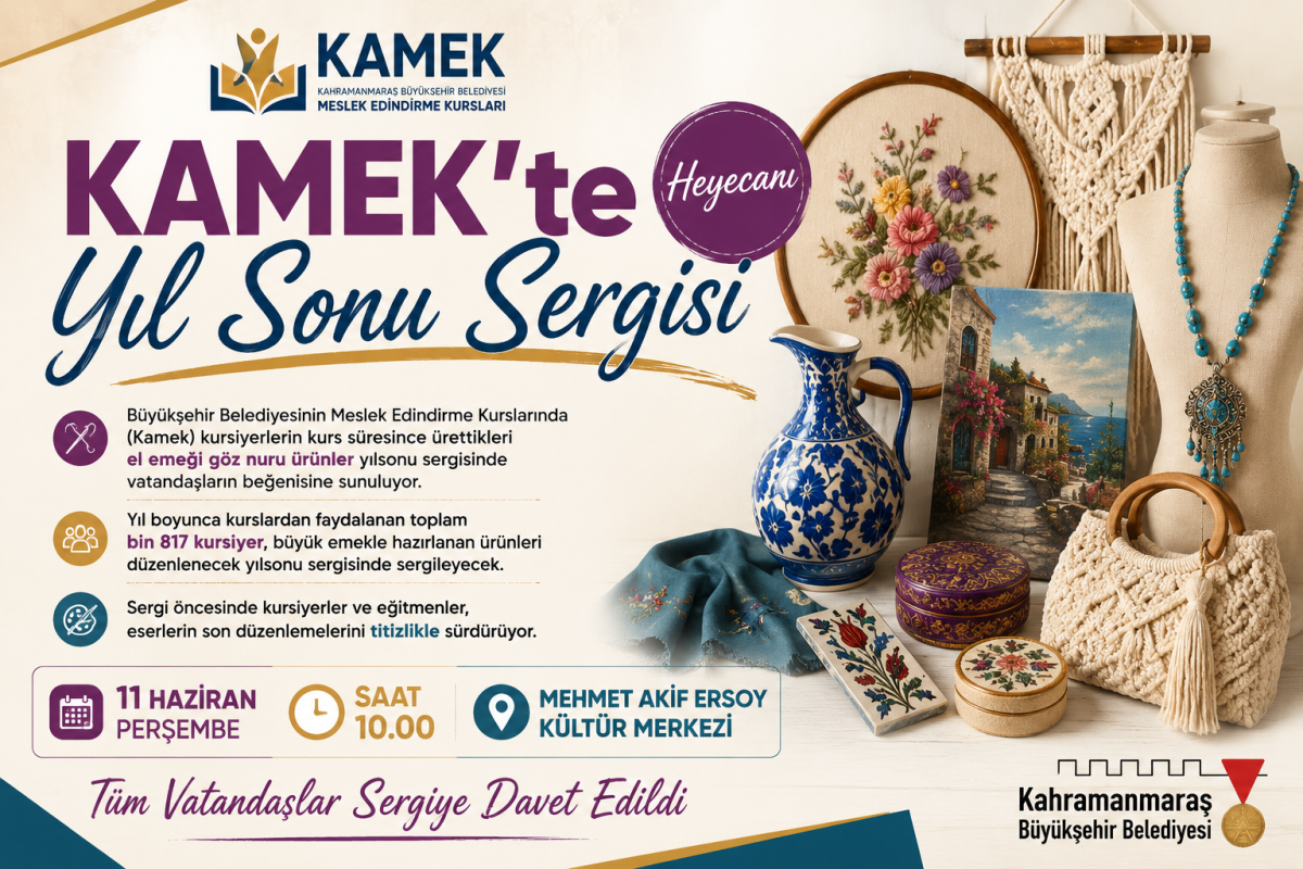 KAMEK’te Yıl Sonu Sergisi Heyecanı