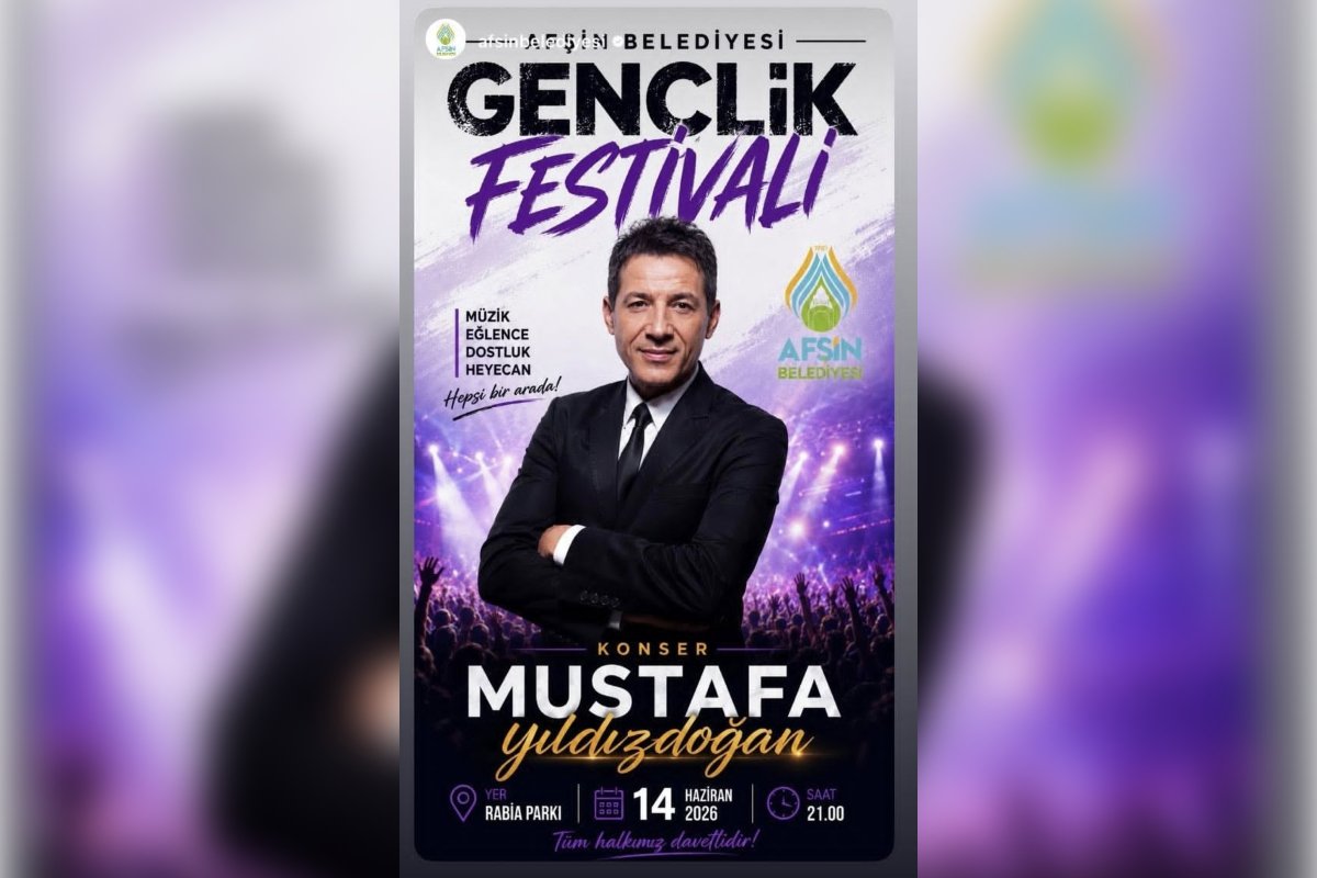 Afşin’de Gençlik Festivali “Mustafa Yıldızdoğan”