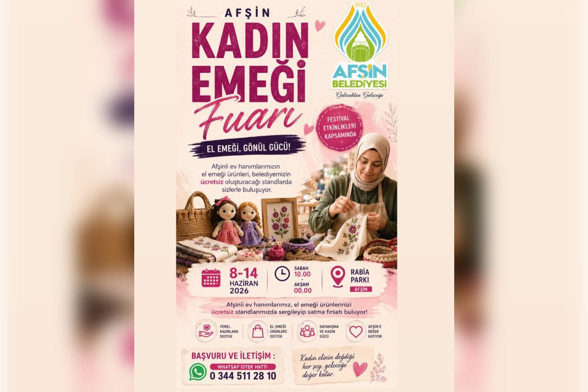 Afşin Gençlik festivali "Kadın Emeği Fuarı"